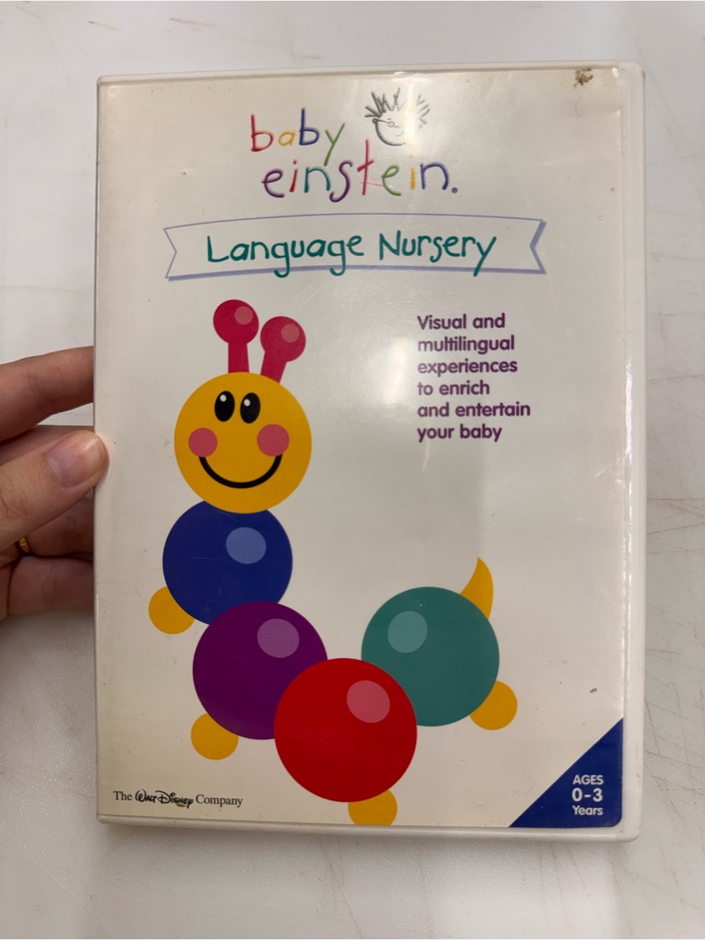 Baby Einstein: Language Nursery (2003 DVD) Disc Tested, Working